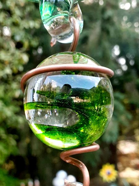 #07042508 Three Hanging Ball  Sculpture Upgrade Lg-6.75'' Med-5.25'' Sm-4'' 28''Long $290.00 