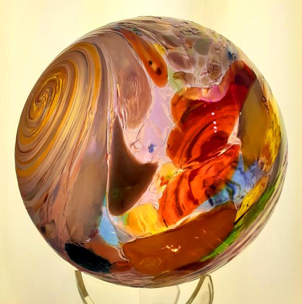 #01102607 Med Float Confetti design 5.75'' $65.00