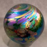 #10262608 glass float 6'' Iridised $65.00