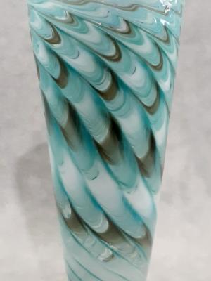 #10012507 Scooner Mariners colors Lt teal 8.25''HX3.25''WX3.25''B $90.00
