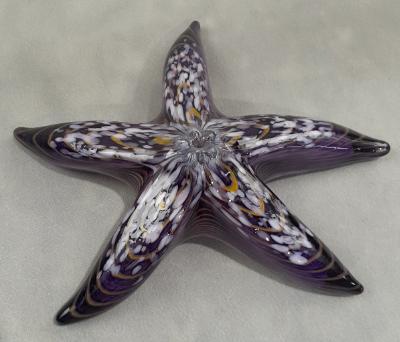 #01102622 Starfish purple with wall hanger 7'' $90.00 