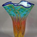 Fluted Vase Savanna Sunset 