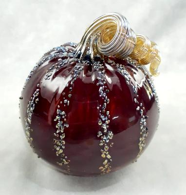#09162537 Med Pumpkin 4'' to 5'' Silvered $55.00 #09162537 Med Pumpkin 4'' to 5'' Silvered $55.00