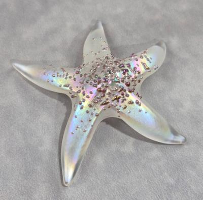 #02252611 Starfish Glows in the dark 6.5'' W Iridised  $100.00