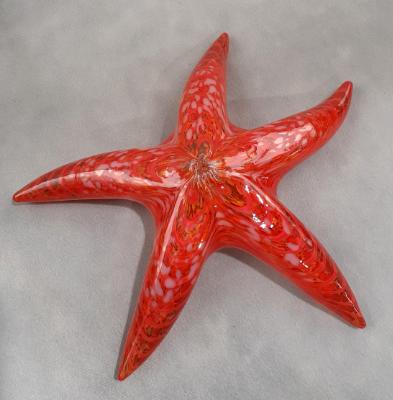 #01102620 Starfish orange with wall hanger 8'' $90.00