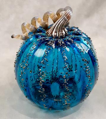 #09162522 Med Pumpkin 4'' to 5'' Silvered $55.00 #09162522 Med Pumpkin 4'' to 5'' Silvered $55.00