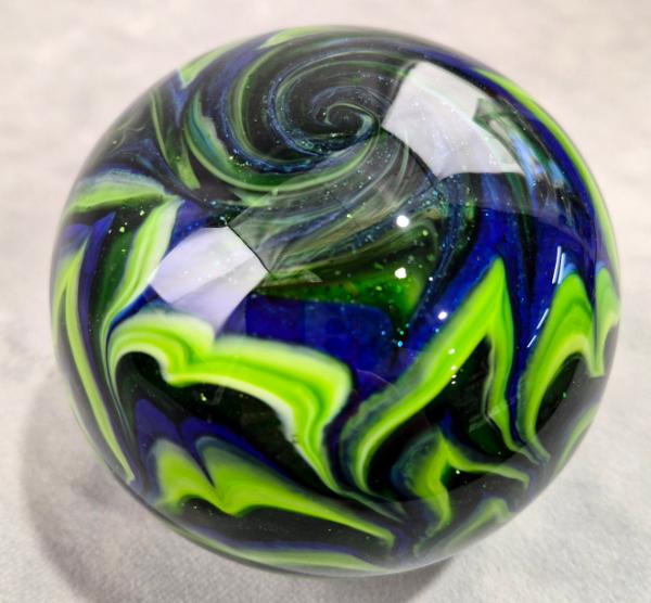 #02072601 Paperwieght SeaHawks 12th Man sound wave design 3.75''HX3.75''W $100.00