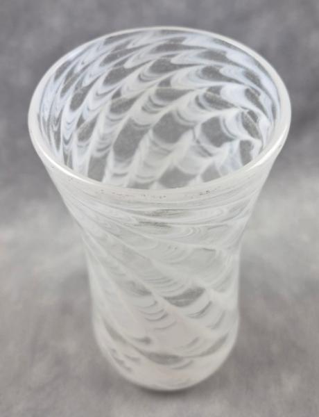 #09012608 Drinking Glass Blue-Aqua Glow in the dark  6.25''HX3.18''W 16-oz $90.00