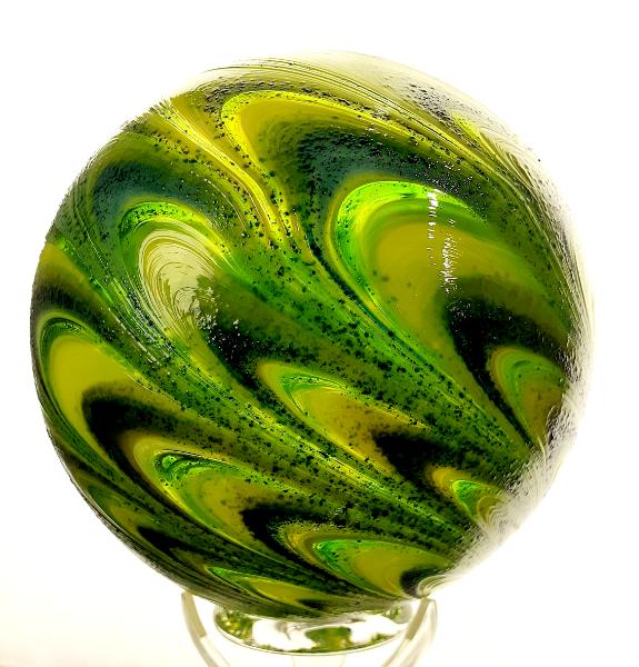 #02012609 Glass Float SeaHawks colors 6.5'' $80.00