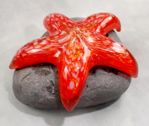 #10262622 Starfish on rock 3''HX5''WX4.5''D $125.00