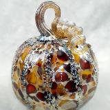 #09162542 Lg Pumpkin 5'' to 6'' Silvered $65.00