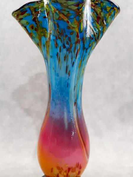 #10012503 Fall Sunset Tree Vase 12''HX6.25''WX3.5''B $200.00