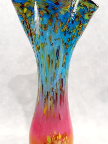 #893 #10012501 Fall Sunset Tree Vase 12''HX5.75''WX3.25''B $200.00