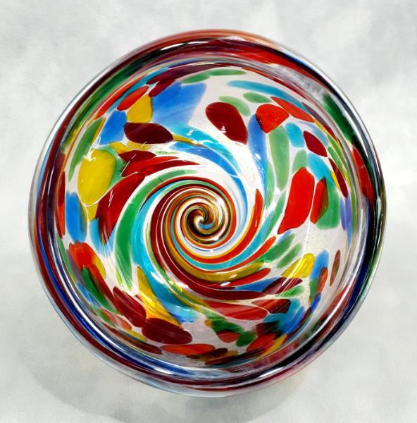 #10012515 Sm Bowl confetti colors 3.5''HX5.5''W $110.00 #10012515 Sm Bowl confetti colors 3.5''HX5.5''W $110.00