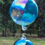 #09282602 Three Hanging Ball sculpture LG-6'' Med- 5'' Sm- 3.5'' length 22.5'' $160.00