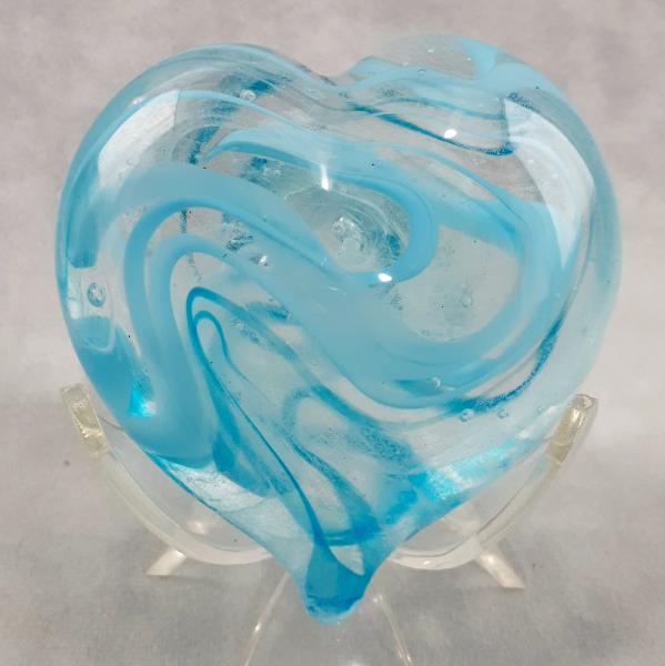 #11242518 Solid Sculpture Glow in the dark heart 1.5''HX3.5''WX3.5''L $90.00