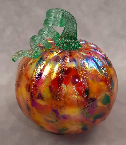 #09062519 Med Pumpkin Iridised 4'' to 5''  $55.00