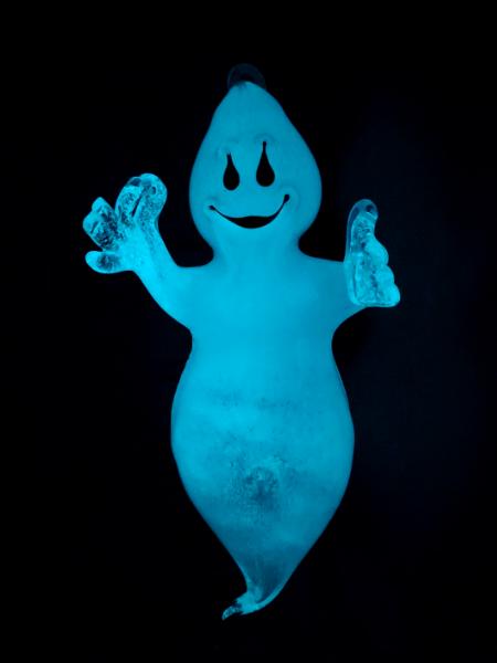 #09222308 GLOW IN THE DARK  hanging ghost 9''Hx4''W $150