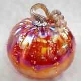 #10242516 Pumpkin Lg Iridised 6.25''  $85.00