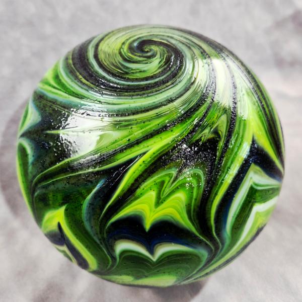 #02072604 Glass Float SeaHawks 12th Man sound wave design 6.58'' $80.00