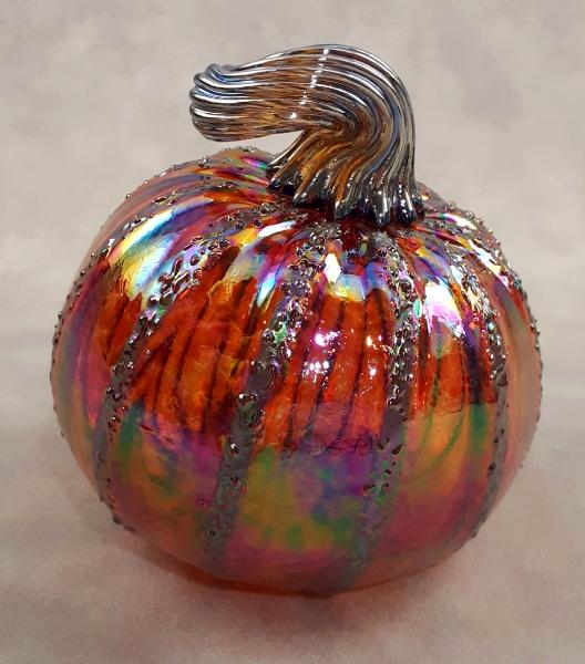 #09062510 Sm Pumpkin 3.5'' Iridised $40.00