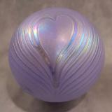 #01102615 Med Float purple heart design   5.75'' $80.00