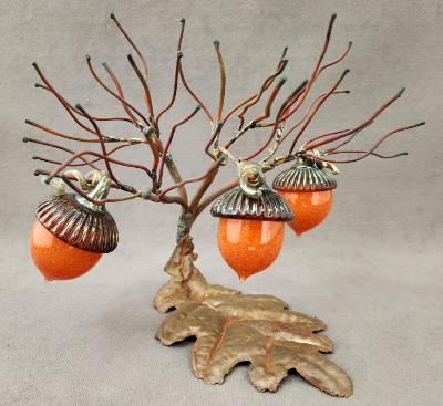 #11142305 acorn sculpture 8''H x12''W x 7''L $350