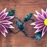 #07302201 wall flower sculpture 23''Hx63''W $2750