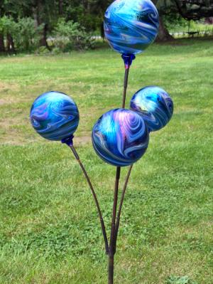 #05092601 four ball garden sculpture 50'' H X 19''W $275.00