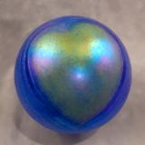 #01102613 Med Float green heart design   5.25'' $80.00