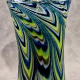 #02062604 drinking glass SeaHawk colors 7H''X3.75''W 22oz $80.00