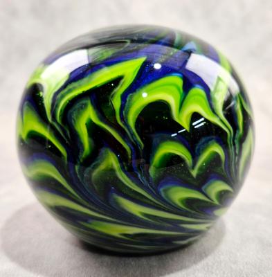 #02072601 Paperwieght SeaHawks 12th Man sound wave design 3.75''HX3.75''W $100.00