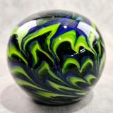 #02072601 Paperwieght SeaHawks 12th Man sound wave design 3.75''HX3.75''W $100.00