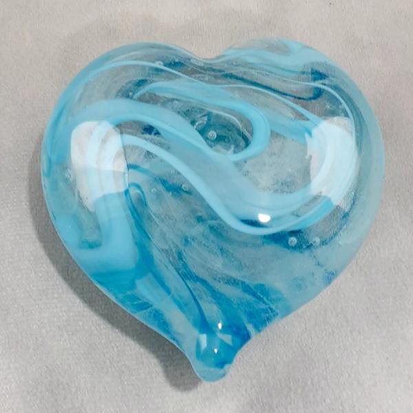 #11242518 Solid Sculpture Glow in the dark heart 1.5''HX3.5''WX3.5''L $90.00