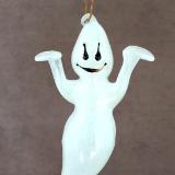 #09112309 GLOW IN THE DARK ghost free hanging 9''Hx5''W $150