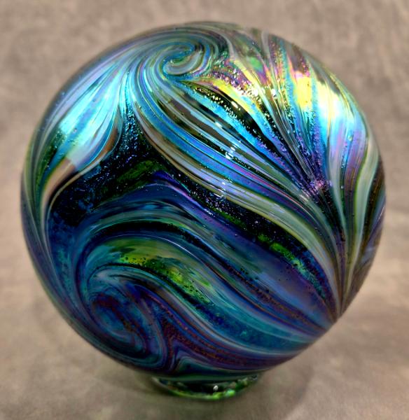 #03032610 Starry Night Design 6.25'' Iridised $80.00