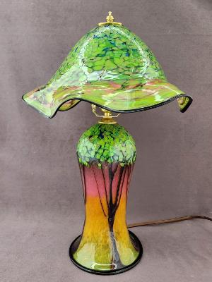 #08172301 table lamp 21''Hx14''W $800