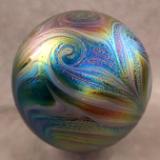 #10262615 glass float Starry Night design 6'' Iridised $80.00