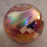 #07302508 Med Float 6'' Iridised Persian Design $65.00