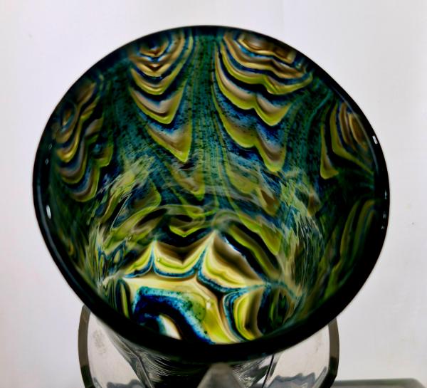 #02062602 drinking glass SeaHawk colors 6.75H''X3.25''W 18oz $80.00