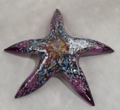 #01102624 Starfish purple 7'' with wall hanger $90.00