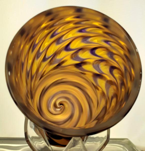 #01072605 Drinking glass UW colors 6''HX3.5''W $80.00 (2)