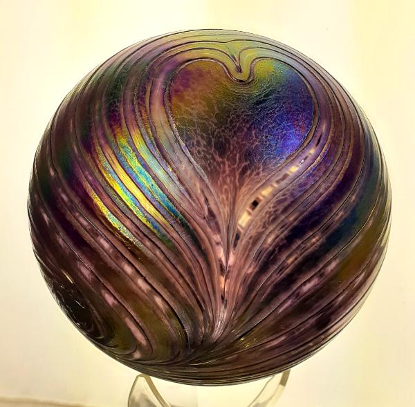 #01102611 Med Float black heart design   5.5'' $80.00