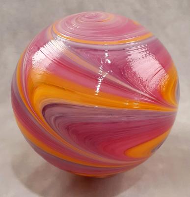 #11242507 Med float 6.25'' Aurora pulled & twisted design $90.00