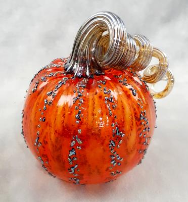 #09162520 Sm Pumpkin 3'' to 4'' Silvered $40.00 #09162520 Sm Pumpkin 3'' to 4'' Silvered $40.00