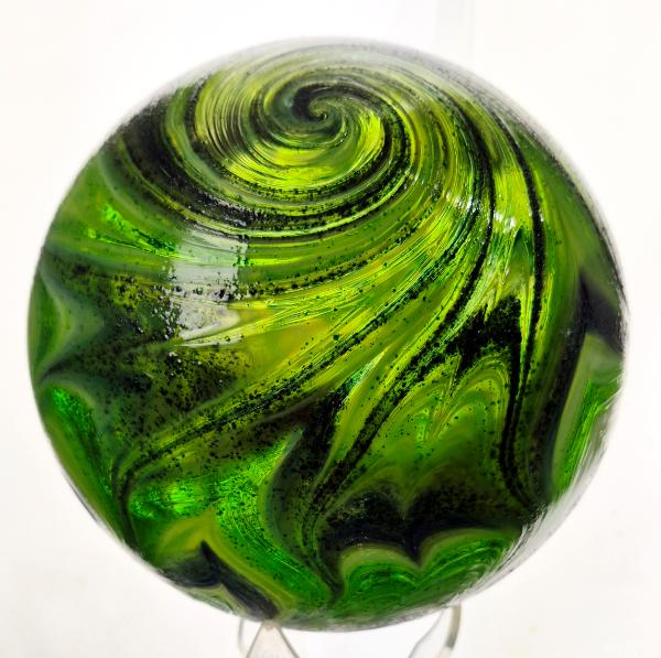 #02072604 Glass Float SeaHawks 12th Man sound wave design 6.58'' $80.00