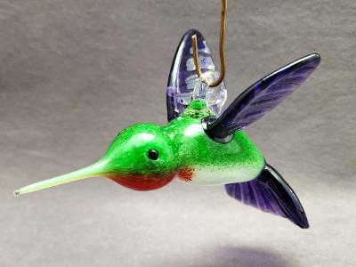 #03112406 hummingbird hanging 3''Hx3''Wx6''L $135