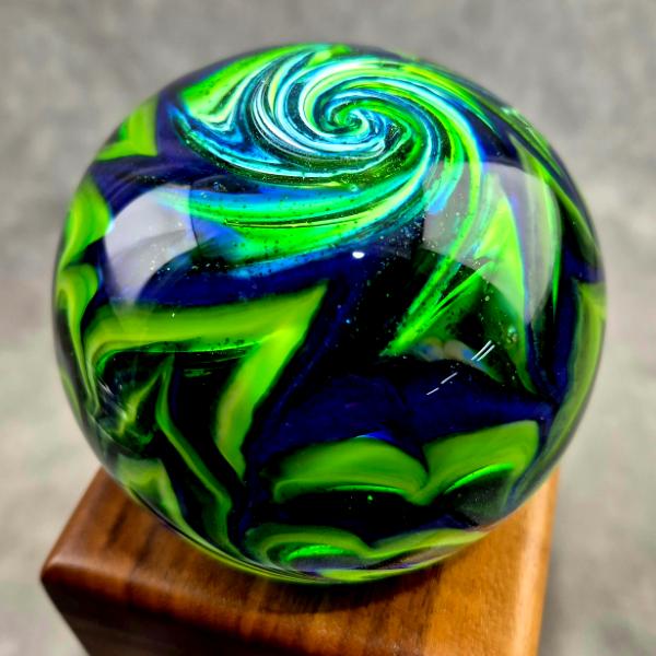 #02072601 Paperwieght SeaHawks 12th Man sound wave design 3.75''HX3.75''W $100.00