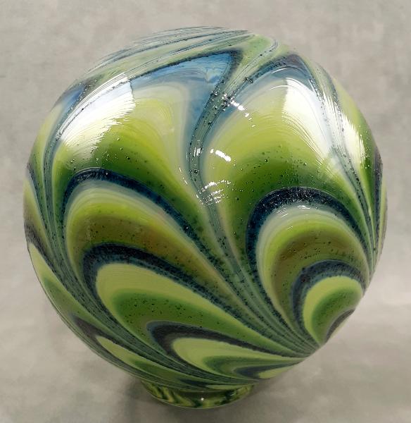 #02012604 Glass Float SeaHawks colors 6.25'' $80.00