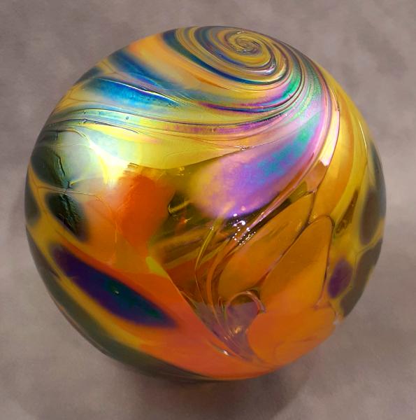 #10262601 glass float 6'' Iridised $65.00